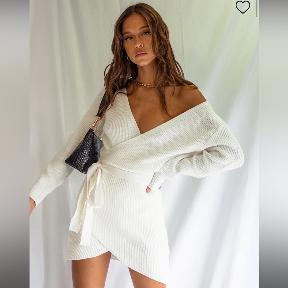 PHENIX MINI DRESS WHITE